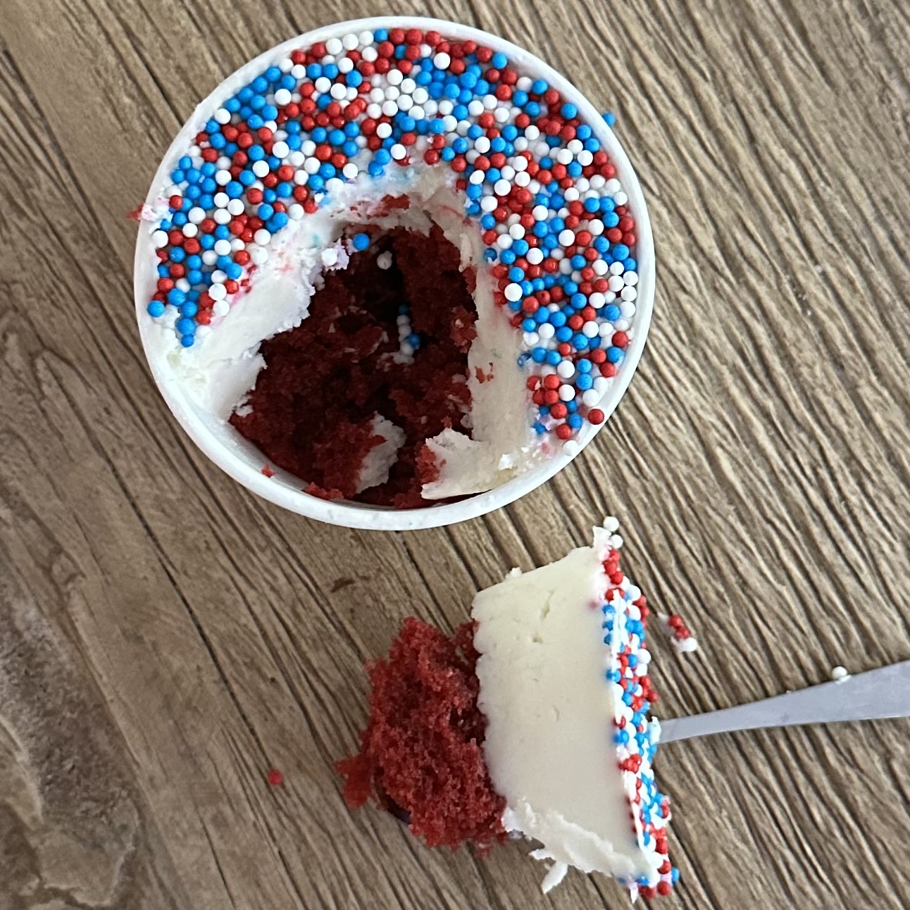 Patriotic Dot Cake (dozen)