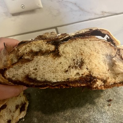 Nutella Sourdough Loaf