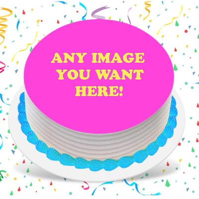 8” Round Cake Topper