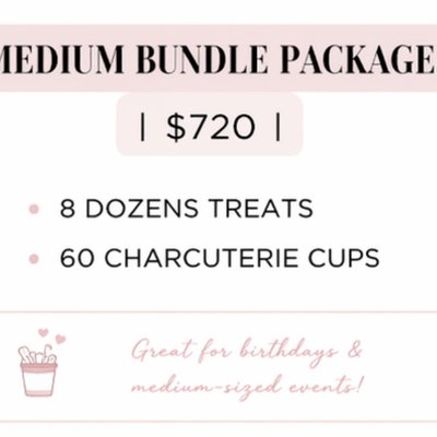 Medium Bundle sweets + charcuterie 