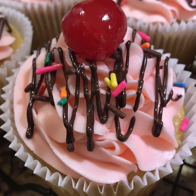 Banana Split  Cupcake