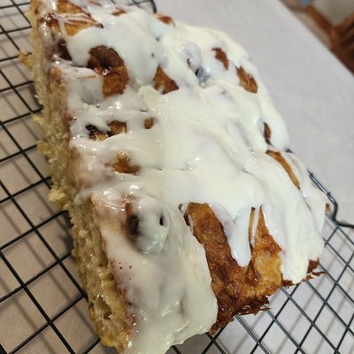 Cinnamon Roll Focaccia Bread