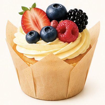 GF Lemon Berry Cupcake
