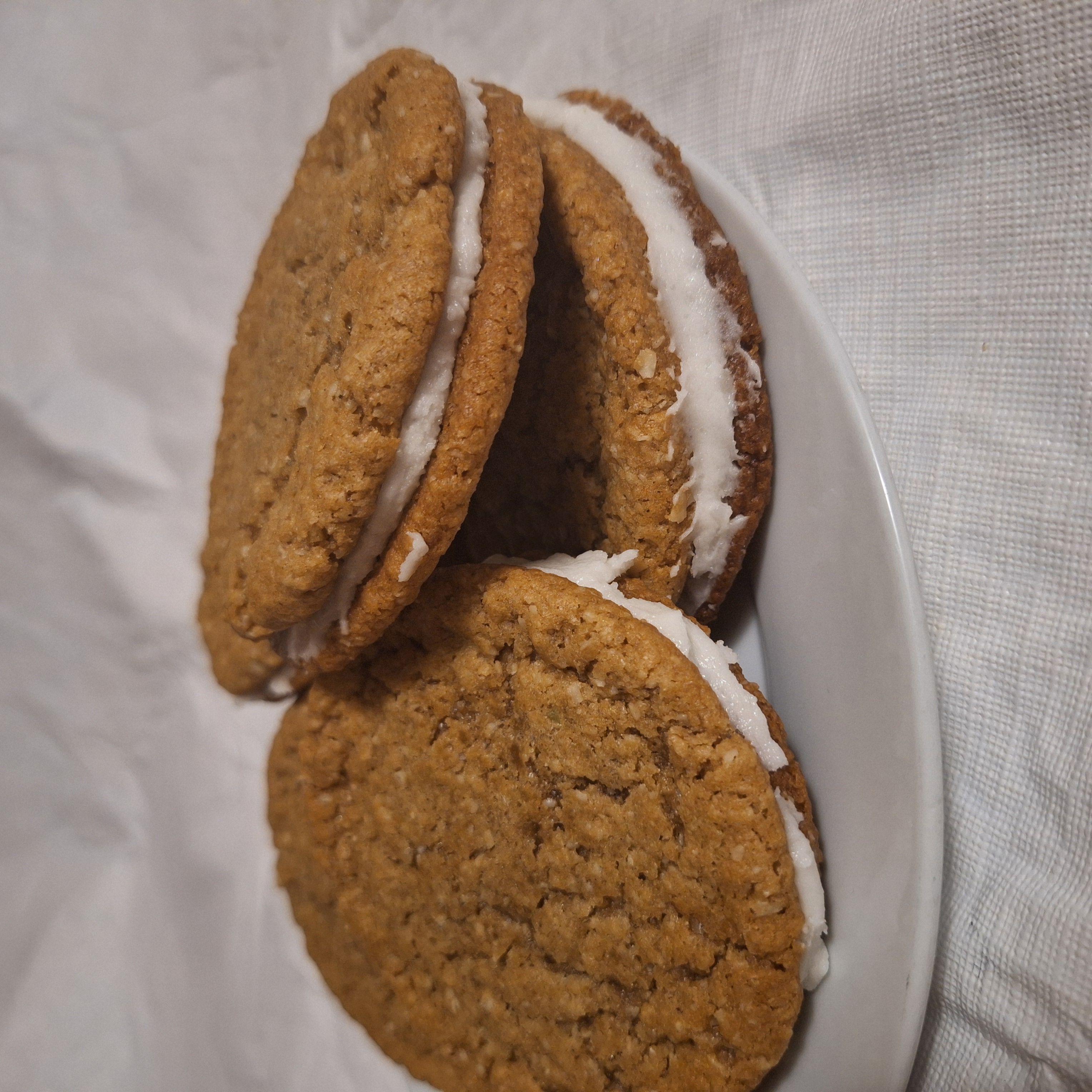 Gluten Free Oatmeal Cream Cream Pie