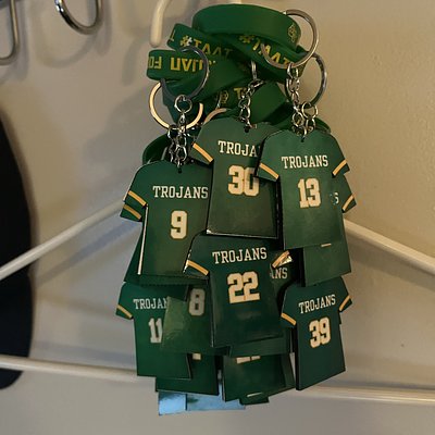 Custom Jersey Keychain