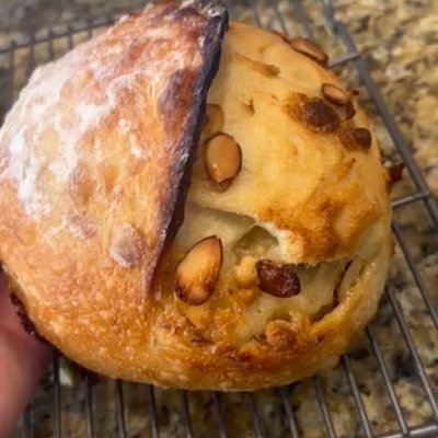 White Chocolate Almond Loaf