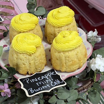 Pineapple Mini Bundt Cake