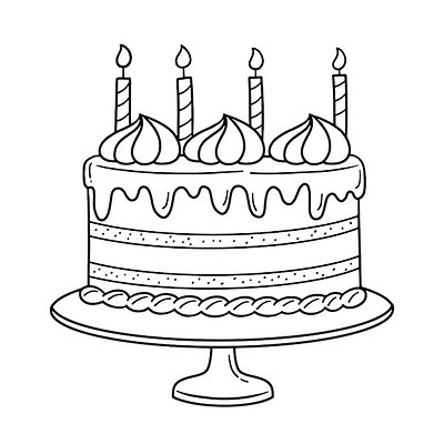 7" Custom Cake