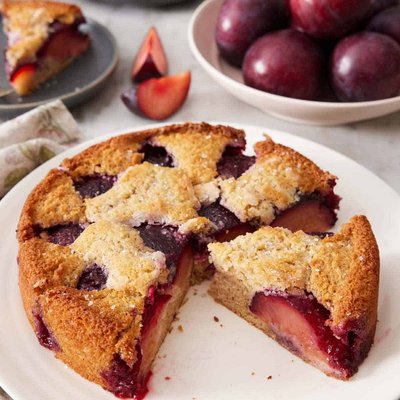 Spiced Plum Cake