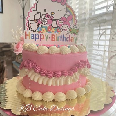 Hello Kitty Round Cake