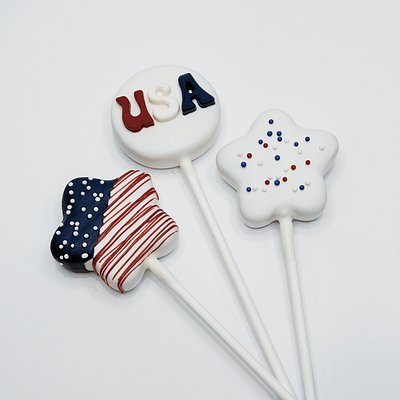 Patriotic Cake Pops