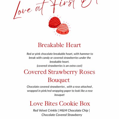 V Day Menu 