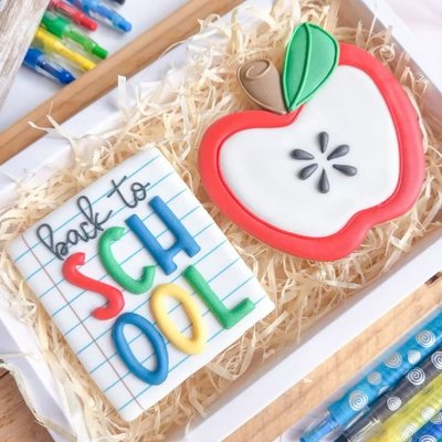 Back To School Apple Cookie Pack