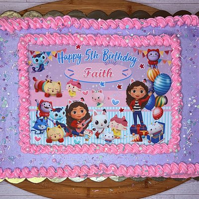 1/2 Sheet Cake 