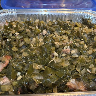 Santana's Collard Greens With Smoked Turkey