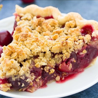 Cherry Crumb Pie