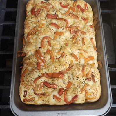 Roasted Red Pepper W/ Asiago Cheese 