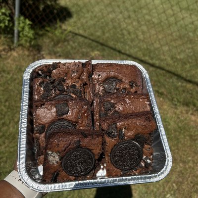Full Pan Of Oreo Brownies