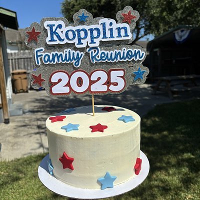 8” 3 Layer Round Cake 