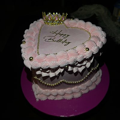 10 INCH CAKE ( Circle / Heart ) 