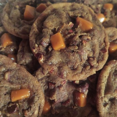 Turtle/ Decadent Brown Butter Chocolate Chip Cookies 