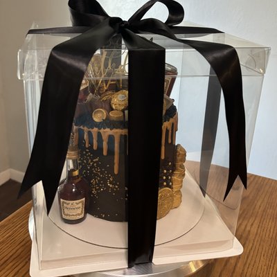 Clear Cake Box
