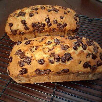 Banana Chocolate Chip Bread Loaf
