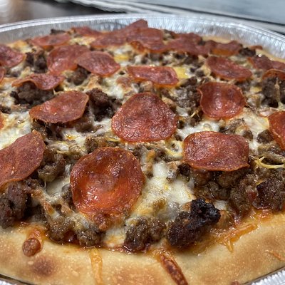 Take & Bake Sourdough Pizza - Hamburger/Pepperoni 