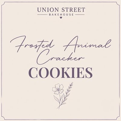 Frosted Animal Cracker Cookie - 2 Pack