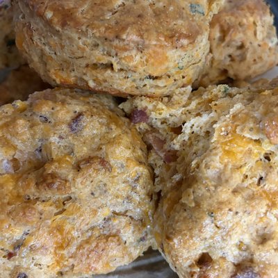 Bacon Cheddar Chive Biscuit 