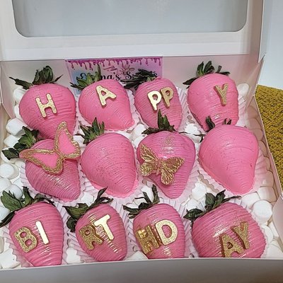 Happy Birthday Chocolate Letters