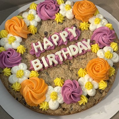 Birthday Cookie Cake (8 inch round)