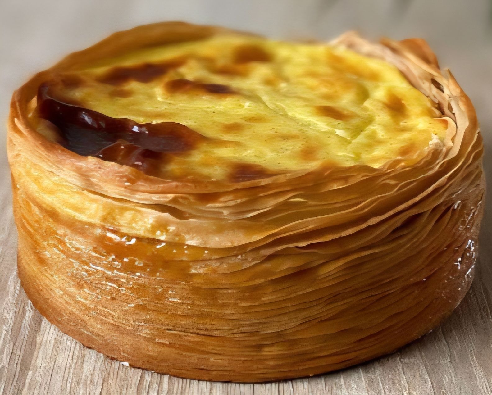 CrisCream Perfection, the Feuilleté Pastry Flan - Individual 4"