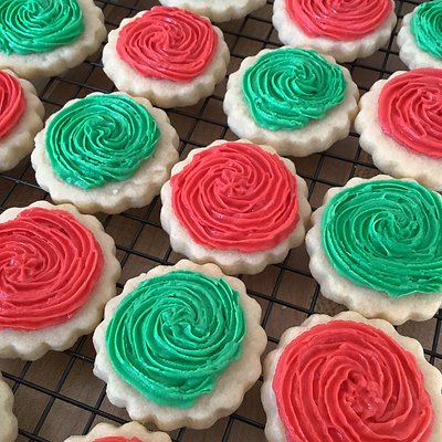 Mini Iced Sugar Cookie