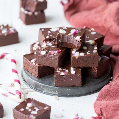 Chocolate Peppermint Fudge