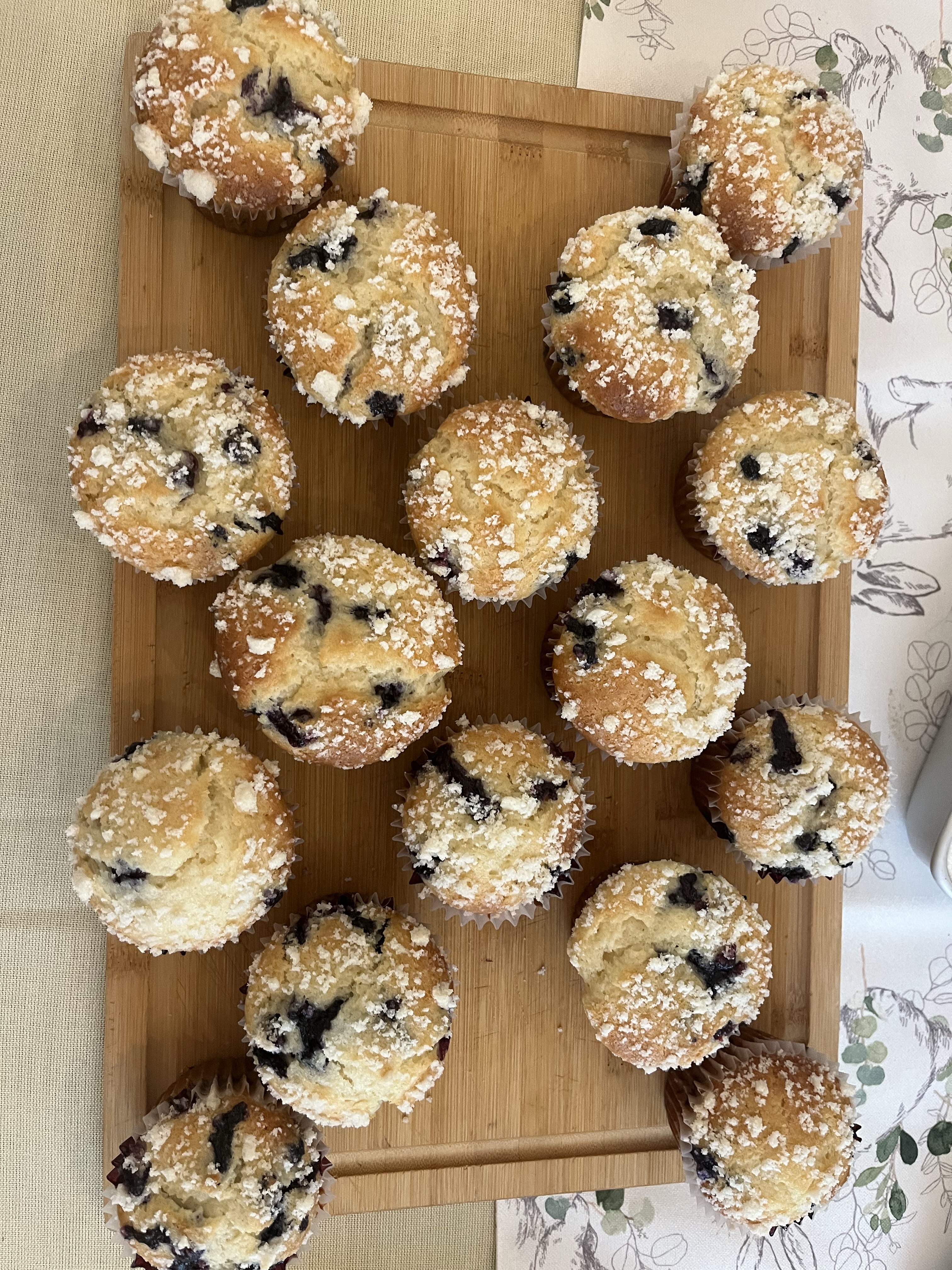 Blueberry muffins