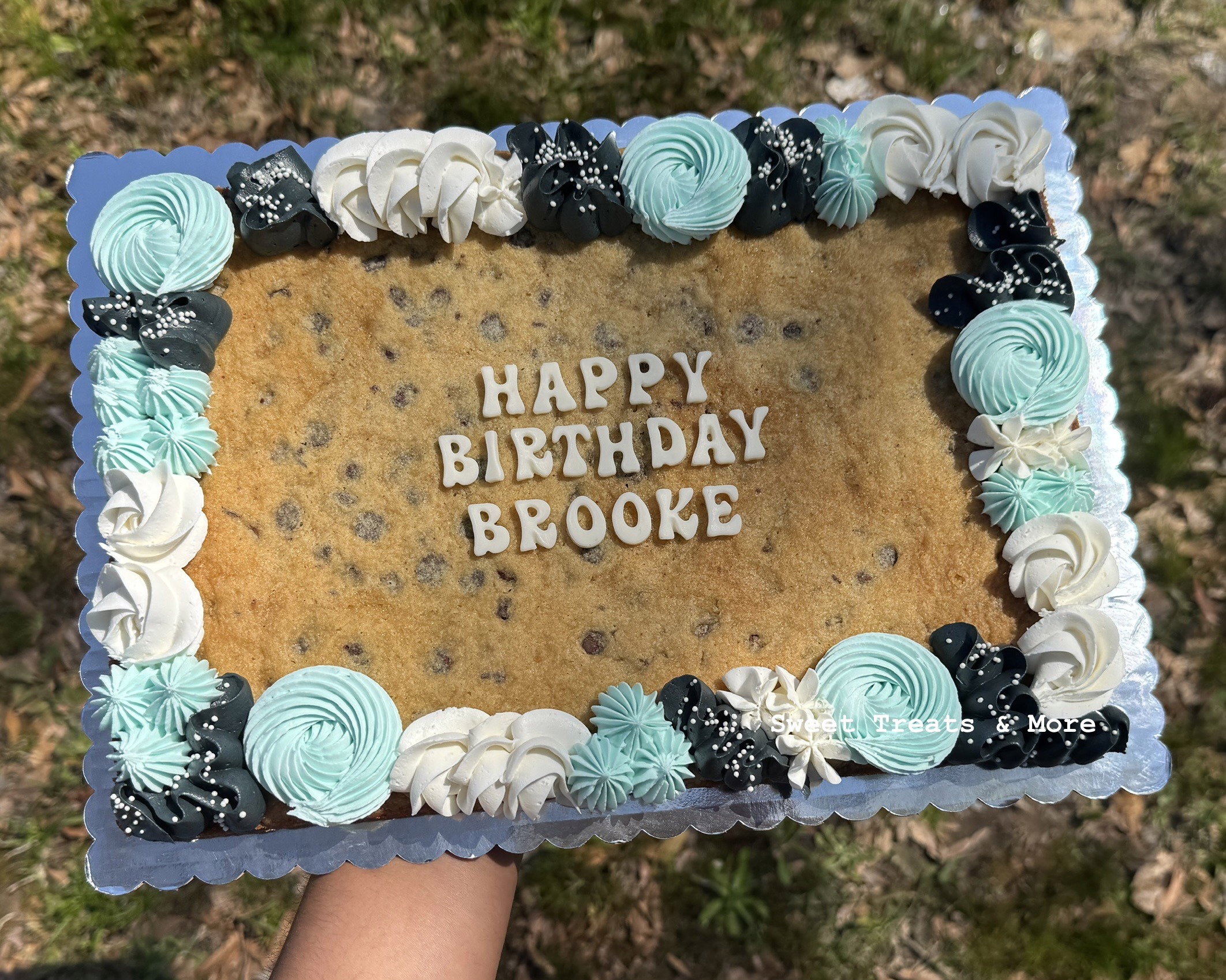 Medium Rectangle Cookie Cake - Quarter Sheet