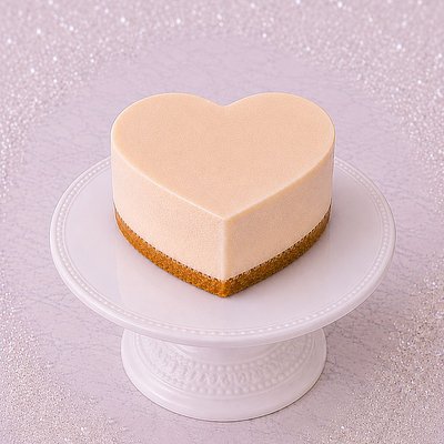 Custom 6" Heart Cheesecake 