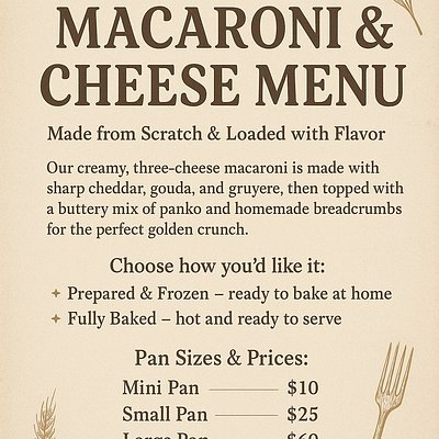 3 Cheese Macaroni and Cheese