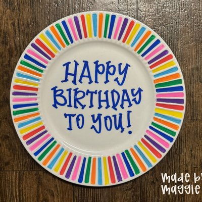 Birthday Plate