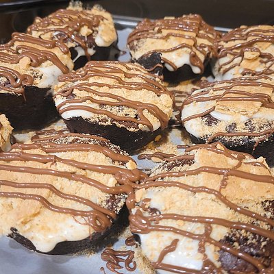 Smores Brownie Bites