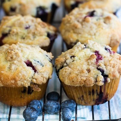 Jumbo Blueberry Muffins (6) (Not Sourdough)