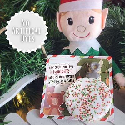 [DYE FREE] Elf Ornament Cookie