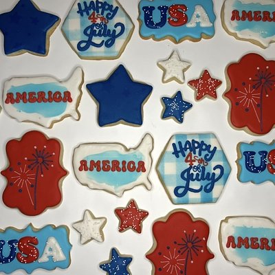 4th of July Sugar Cookies