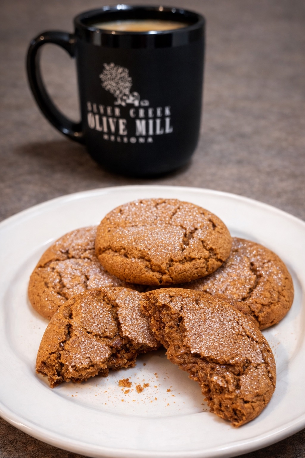Chewy Molasses Cookies (12)
