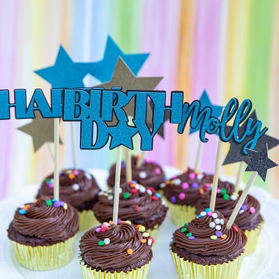 Cupcake Toppers: One Dozen