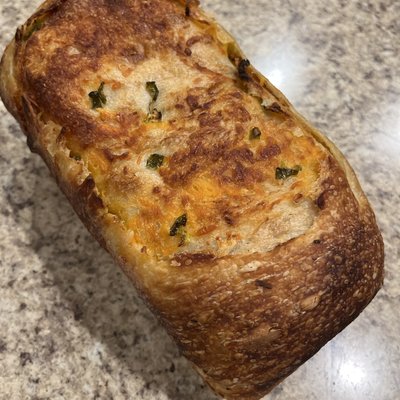 Cheddar Jalapeño Sourdough Bread