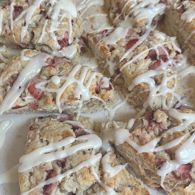 Strawberry Scones