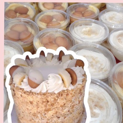 8’ Banana Pudding Crunch Cake