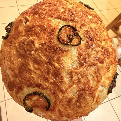 Jalapeño Cheddar Artisan Bread